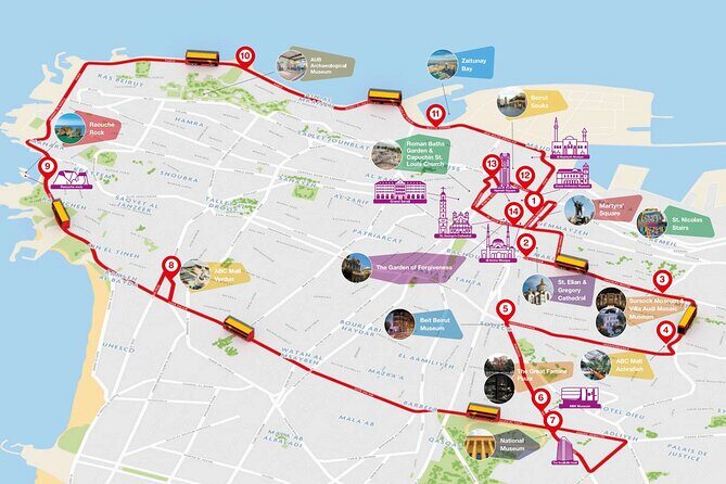 City Sightseeing Beirut Hop-On Hop-Off Bus Tour - The Day Trip Upgrade: Jeita Grotto, Byblos, Harissa