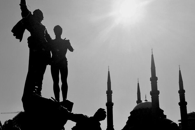 Guided Small-Group Tour to Beirut, Beiteddin & Deir elQamar - Martyrs Square and Nejme Square (Place de l’Étoile): symbols, politics, and a famous clock