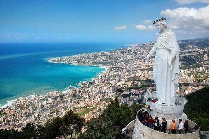 Half-Day Private Trip to Jeita Grotto and Harissa - Timing the Harissa skyline: Our Lady of Lebanon and the view over Jounieh Bay