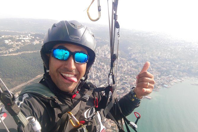 Paragliding Trip Over Lebanon - Jounieh Bay - Safety and comfort: sanitised gear and a certified operator team
